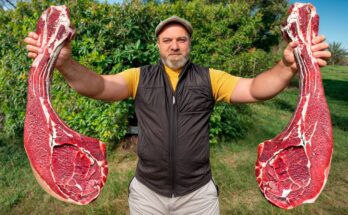 Grilling a Real Long Steak – Perfect Sear & Juicy Inside