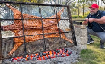 Spit-Roasted Whole Lamb Over Fire | Juicy, Flavorful Lamb BBQ