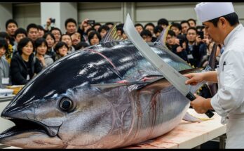 How to Cut Ōtoro from a Giant Tuna – Luxury Sushi Art