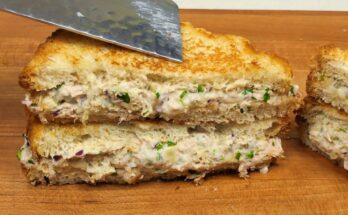 How to Make a Pan-Toasted Tuna Melt with Just Tuna & Bread