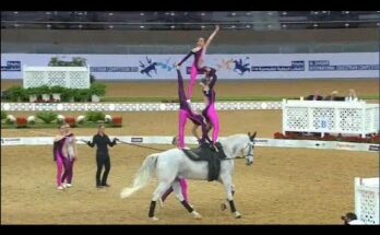 CVI Doha 2015 – Team Lütisburg – Free Style Round 2 | Swiss Vaulters 🐴✨