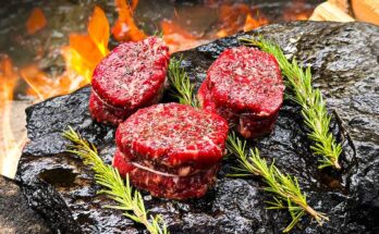 Filet Mignon on a Hot Rock – World’s Most Marbled Beef Sizzles 🔥🥩