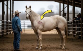 No One Bid on This Starving Horse — What the Cowboy Did Next Shocked the Crowd 🐴❤️